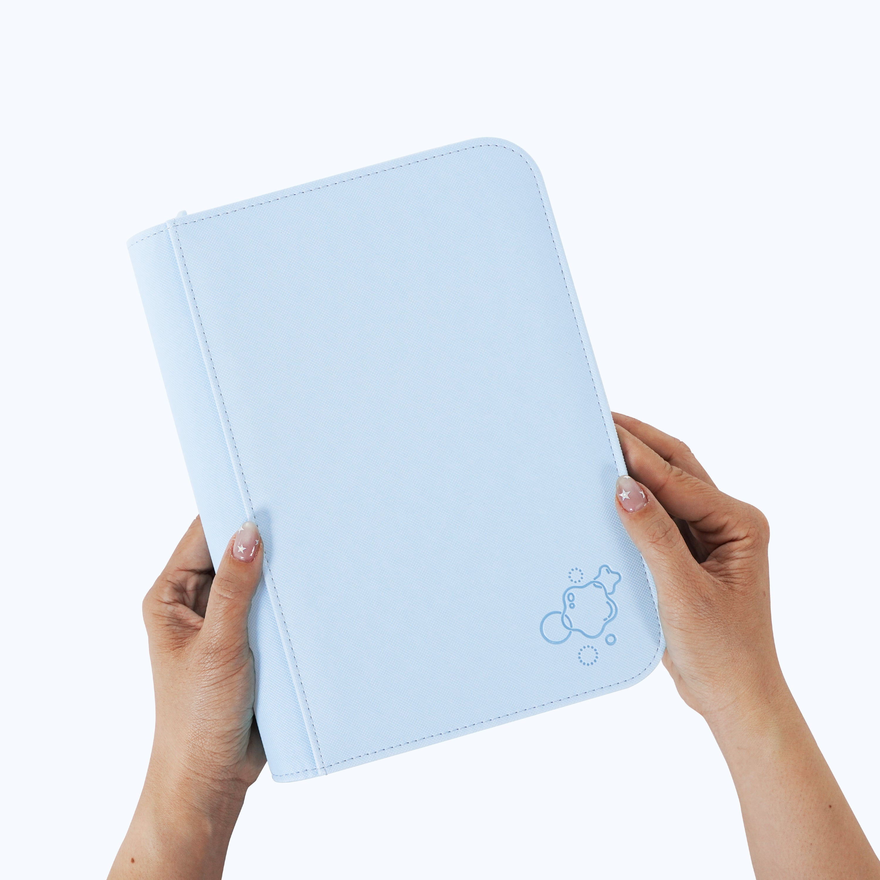 4-Pocket Zip Binder - Bright Sky - Blue