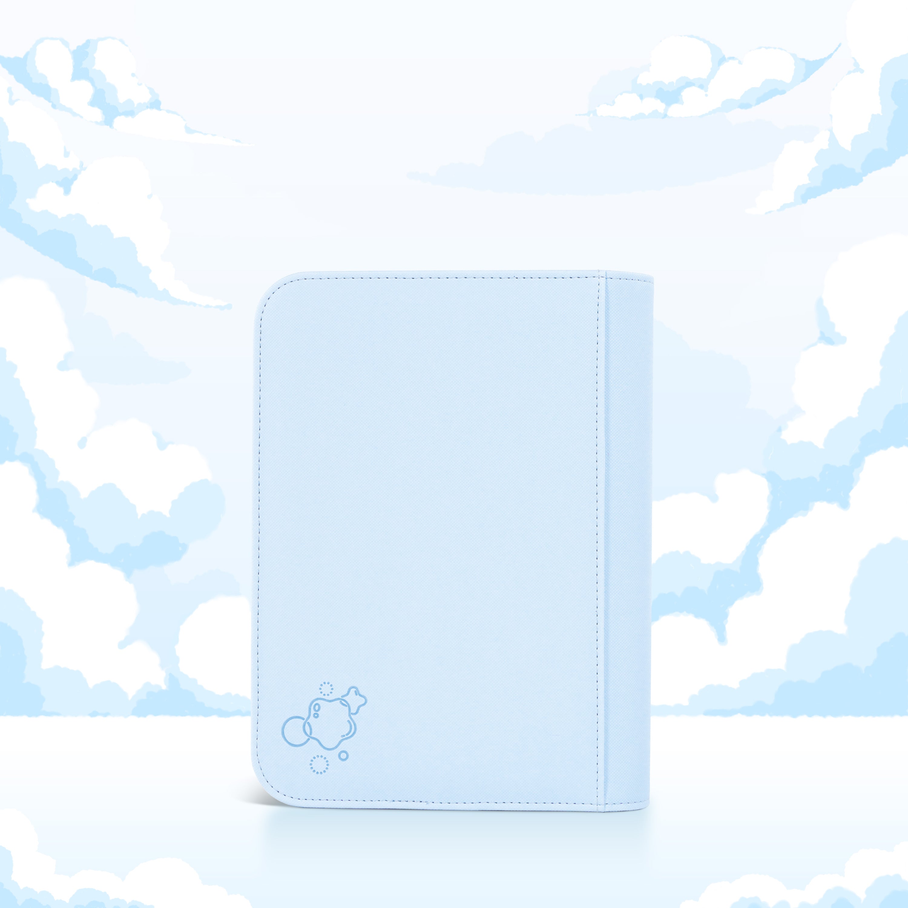 4-Pocket Zip Binder - Bright Sky - Blue