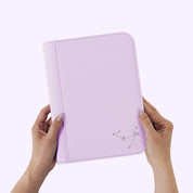 4-Pocket Zip Binder - Lilac Bloom - Purple