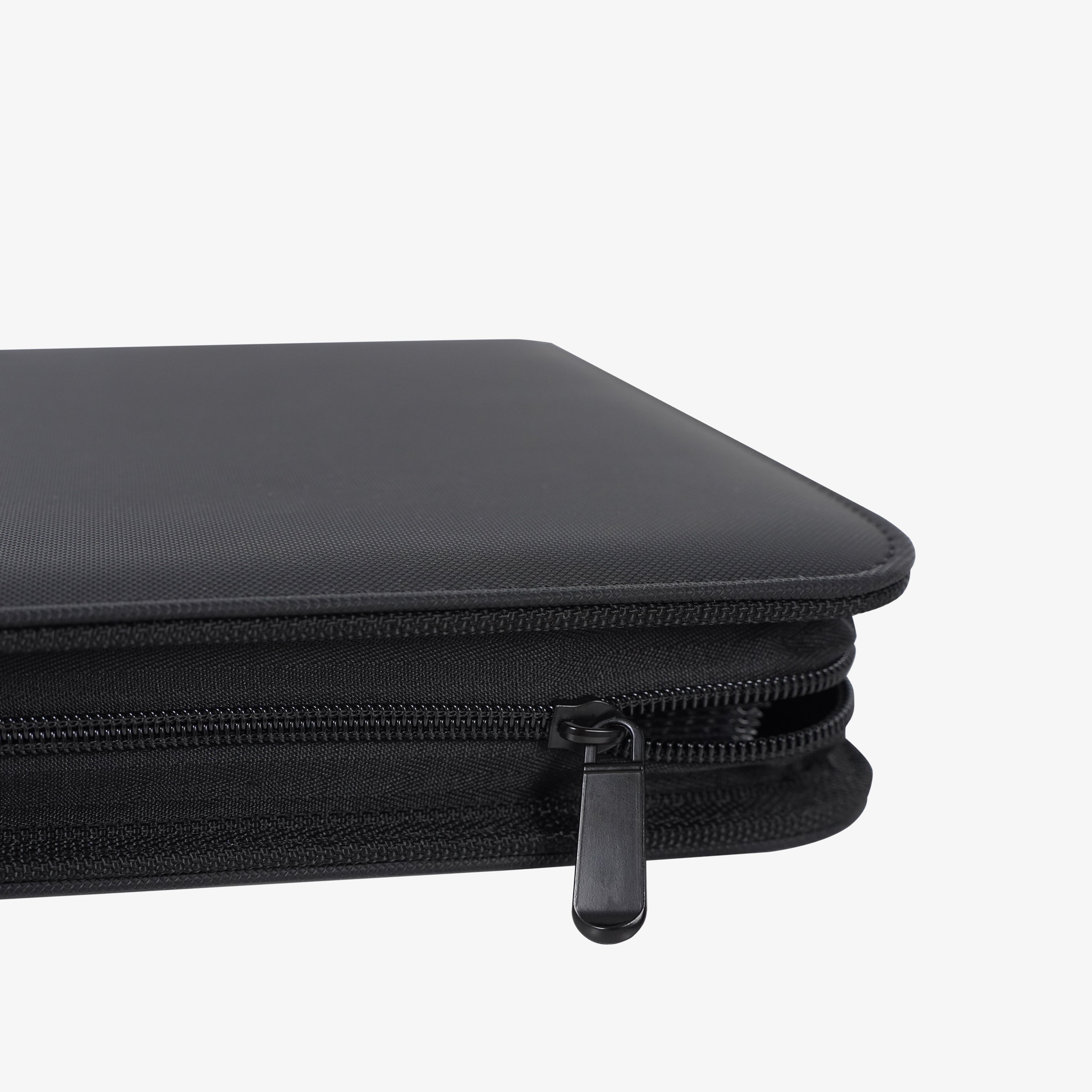 9-Pocket Zip Binder - Midnight - Black