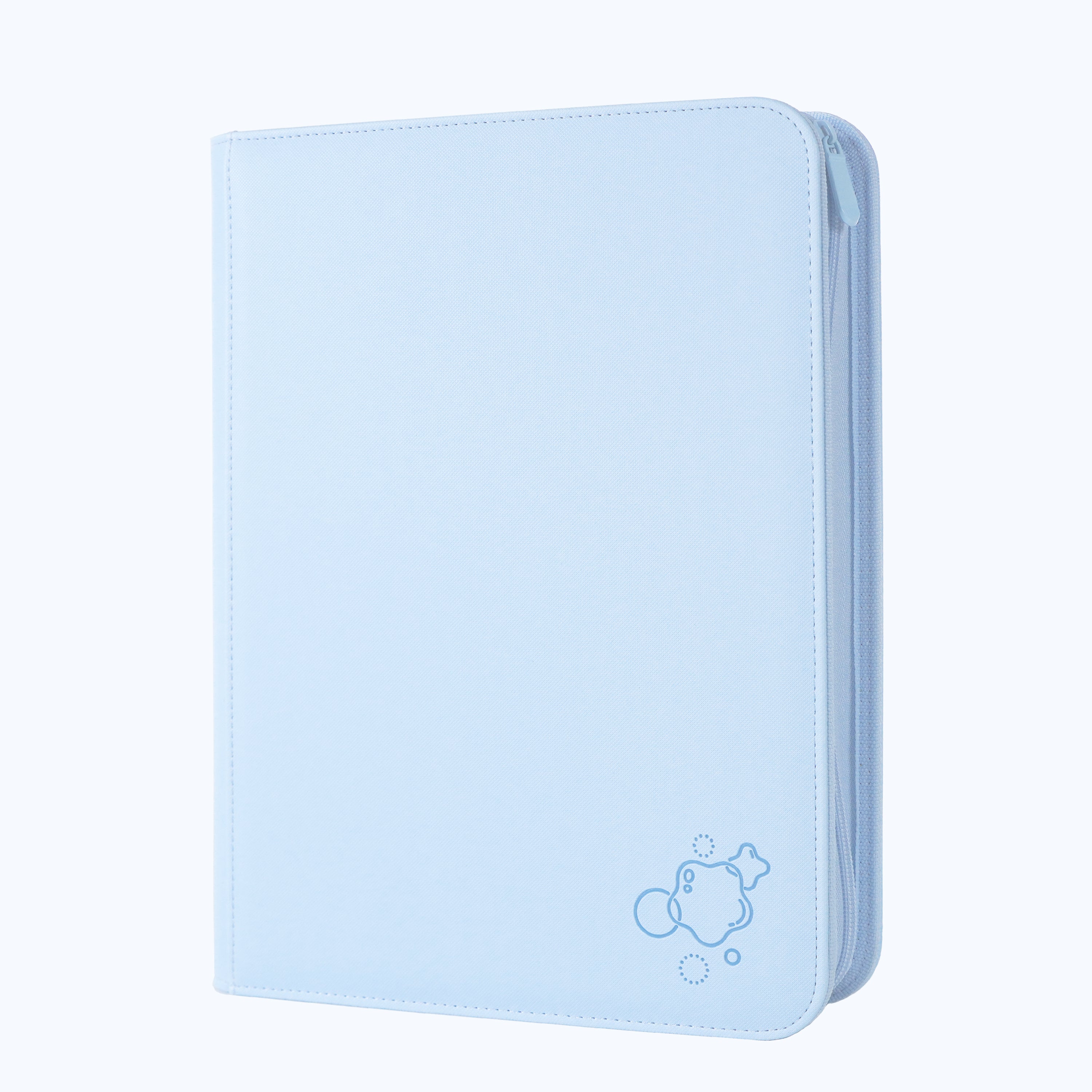 9-Pocket Zip Binder - Bright Sky - Blue