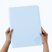 9-Pocket Zip Binder - Bright Sky - Blue