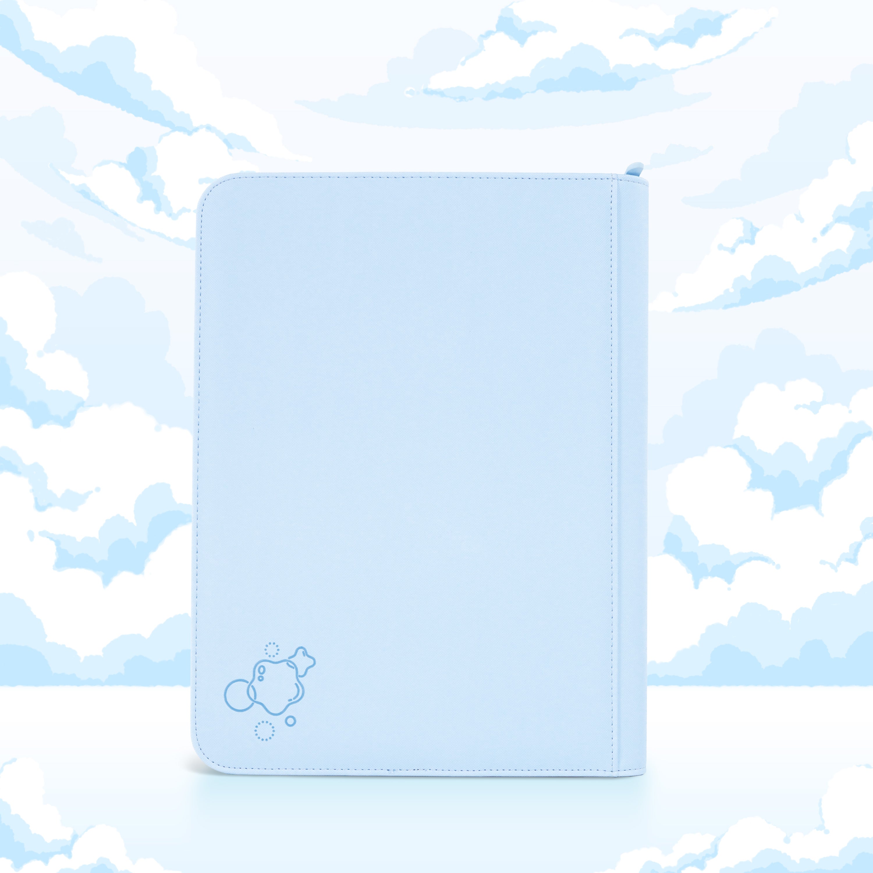 9-Pocket Zip Binder - Bright Sky - Blue