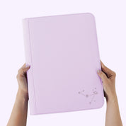 9-Pocket Zip Binder - Lilac Bloom - Purple